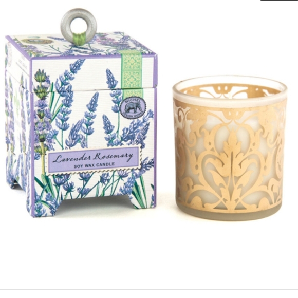 NWT very elegant Michel design works 6.5 oz soy candle lavender rosemary - Picture 5 of 8